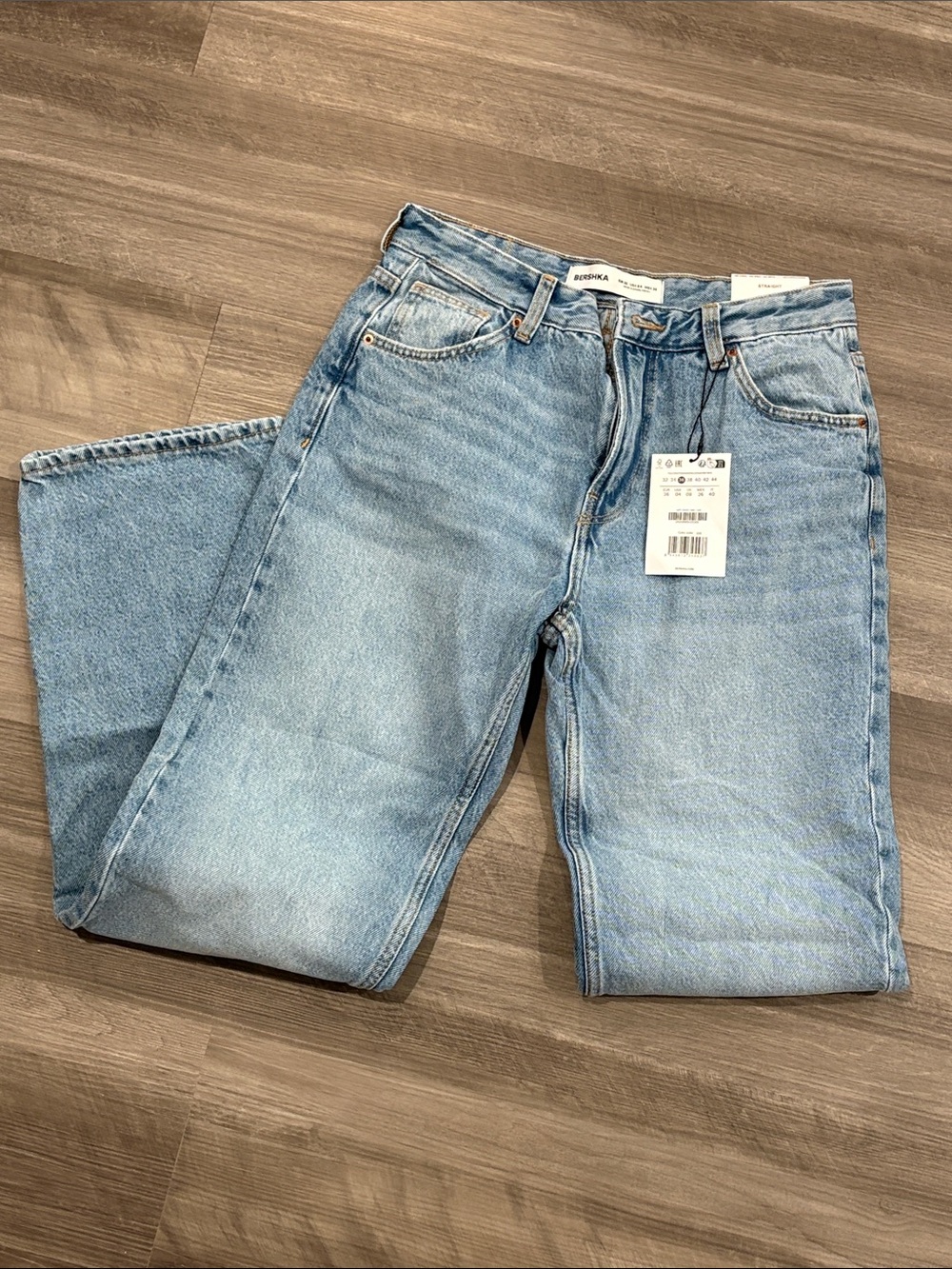 Bershka straight leg jeans